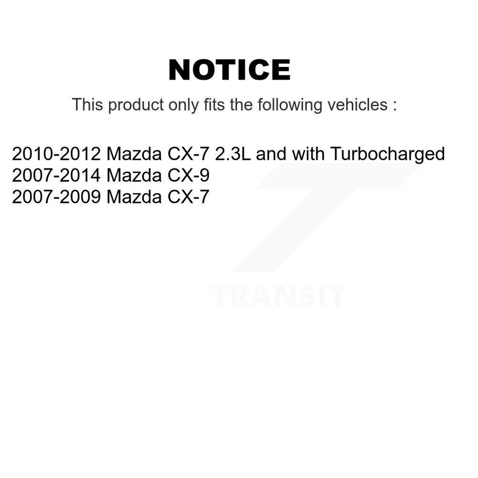 Front Left CV Axle Drive Shaft Complete Assembly And Bearing Kit For Mazda CX-7 CX-9 KN7-100157