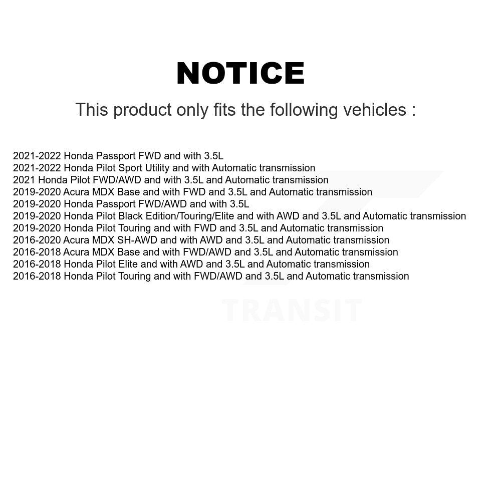 Front Left CV Axle Drive Shaft And Wheel Bearing Kit For Honda Pilot Acura MDX Passport KN7-100210