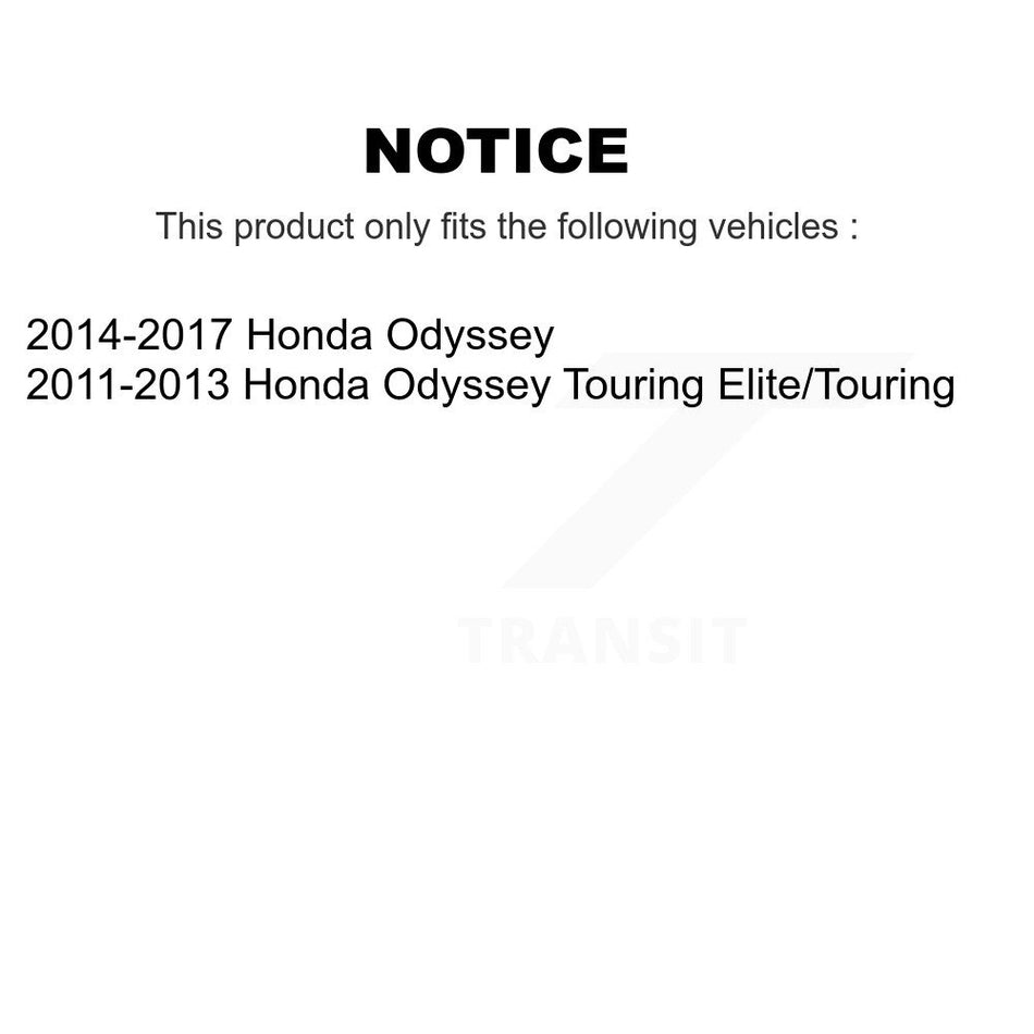 Front Right CV Axle Drive Shaft And Complete Hub Bearing Assembly Kit For Honda Odyssey KN7-100240