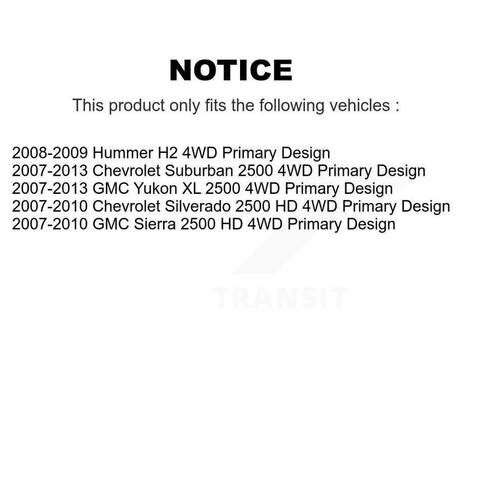 Front Right CV Axle Shaft Bearing Kit For Chevrolet GMC Sierra 2500 HD Silverado Suburban KN7-100253