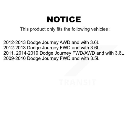 Front Right CV Axle Drive Shaft And Complete Hub Bearing Assembly Kit For Dodge Journey KN7-100310
