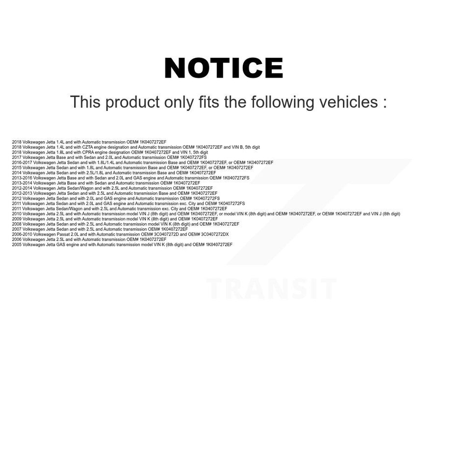 Front Right CV Axle Drive Shaft And Bearing Kit For Volkswagen Jetta Rabbit Golf Passat KN7-100328