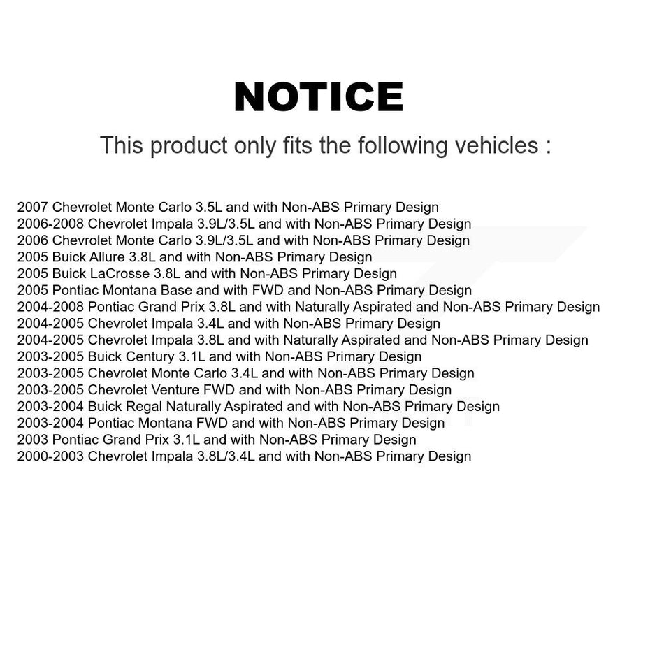 Front Right CV Axle Shaft Bearing Kit For Chevrolet Impala Pontiac Grand Prix Buick Monte KN7-100344