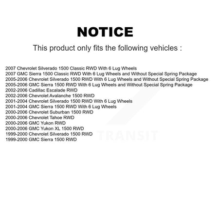 Front Right CV Axle Shaft & Bearing Kit For Chevrolet GMC Silverado 1500 Sierra Avalanche KN7-100354