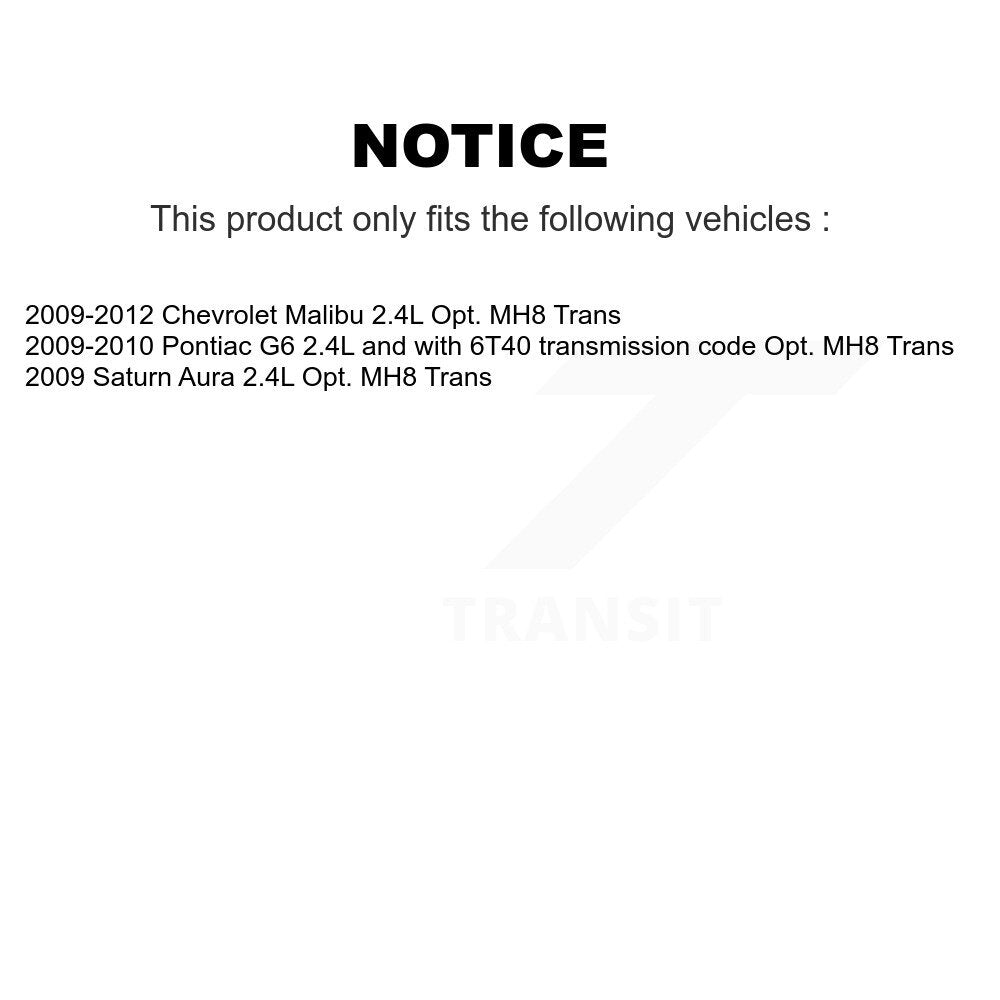 Front CV Axle Drive Shaft And Hub Bearing Kit For Chevrolet Malibu Pontiac G6 Saturn Aura KN7-100370