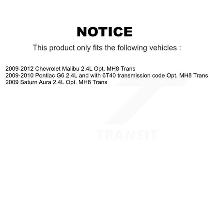 Front CV Axle Drive Shaft And Hub Bearing Kit For Chevrolet Malibu Pontiac G6 Saturn Aura KN7-100370