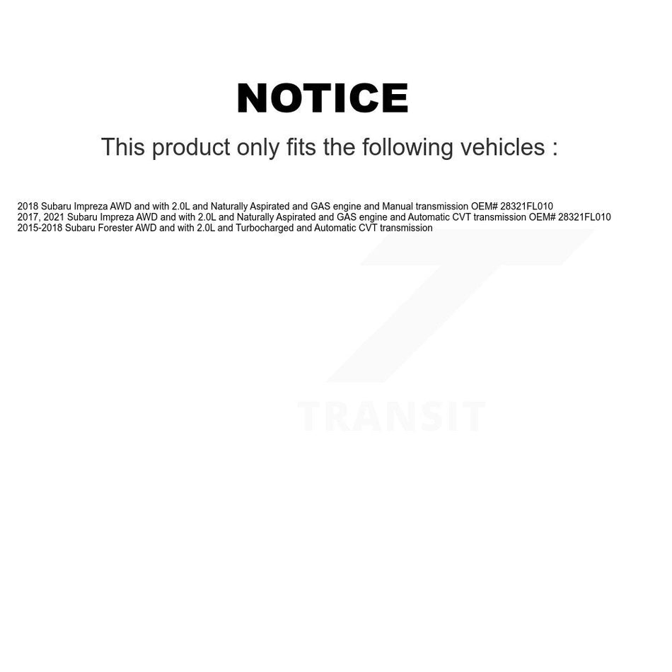 Front CV Axle Drive Shaft And Wheel Hub Bearing Assembly Kit For Subaru Forester Impreza KN7-100433