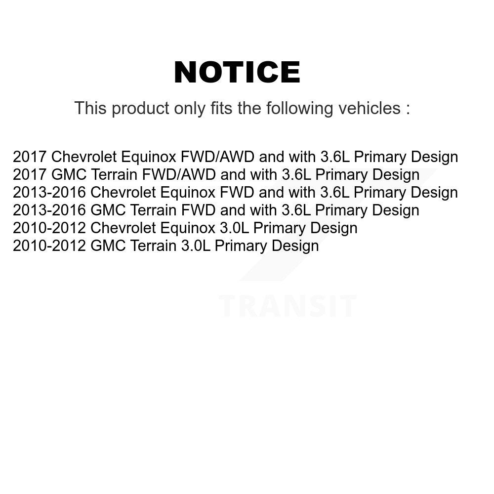 Front CV Axle Shaft And Hub Bearing Kit For Chevrolet Equinox GMC Terrain Primary Design KN7-100456