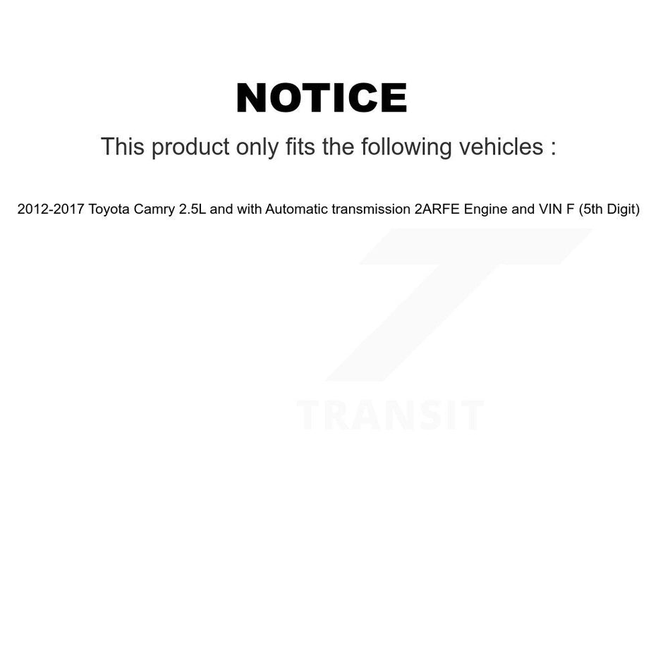 Front CV Axle And Bearing Kit For 2012-2017 Toyota Camry 2.5L with Automatic transmission KN7-100549