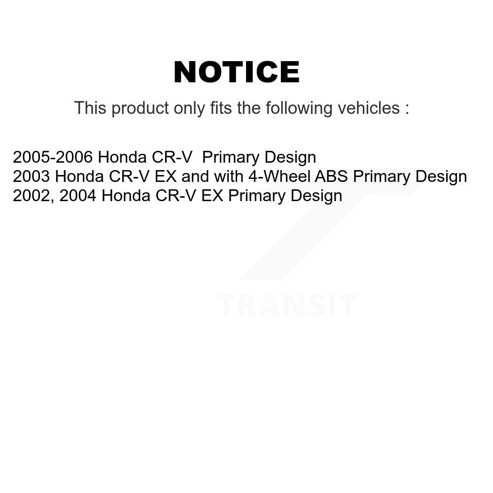 Front Right CV Axle Drive Shaft Assembly And Bearing Kit For Honda CR-V Primary Design KN7-100677