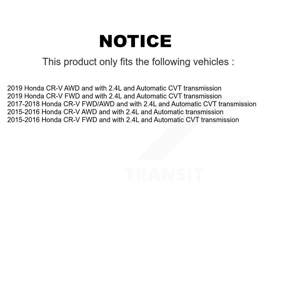 Front Right CV Axle Drive Shaft Complete Assembly And Wheel Bearing Kit For Honda CR-V KN7-100678