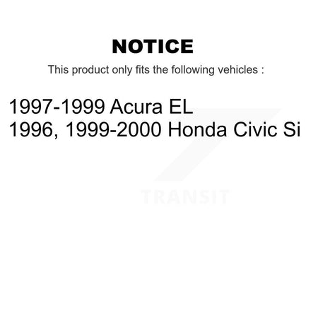 Front Rear Ceramic Disc Brake Pads Kit For Honda Civic Acura EL KNF-100105