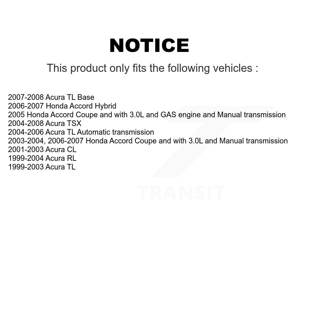 Front Rear Ceramic Disc Brake Pads Kit For Honda Accord Acura TL TSX CL RL KNF-100215