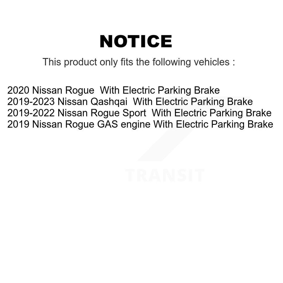Front Rear Ceramic Disc Brake Pads Kit For Nissan Rogue Sport Qashqai KNF-101265