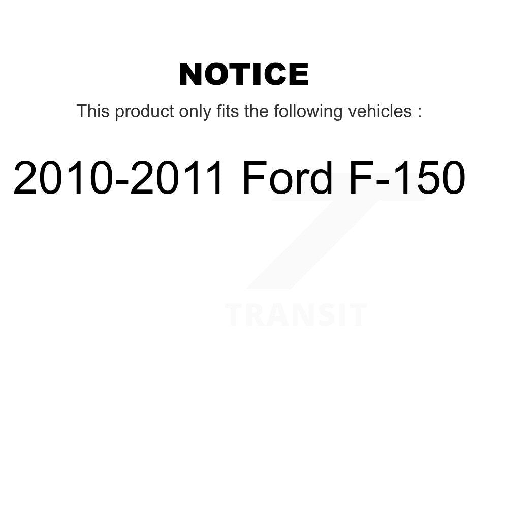 Front Rear Semi-Metallic Disc Brake Pads Kit For 2010-2011 Ford F-150 KNF-101368