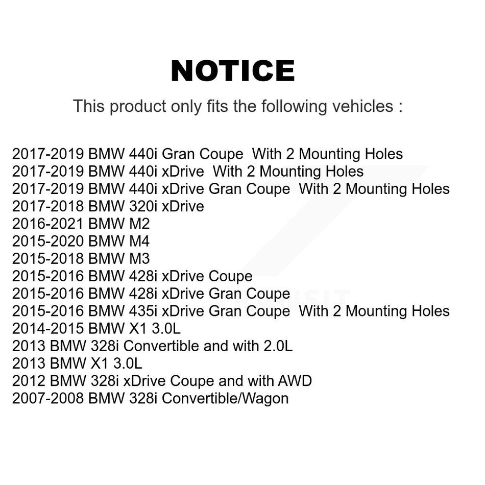 Rear Parking Brake Shoe Hardware Kit For BMW X1 328i M4 M2 428i xDrive Gran Coupe 440i M3 KNH-100015