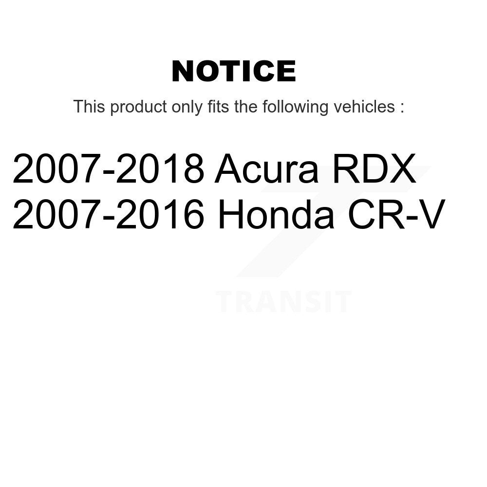 Rear Parking Brake Shoes With Hardware Kit For Honda CR-V Acura RDX KNH-100018