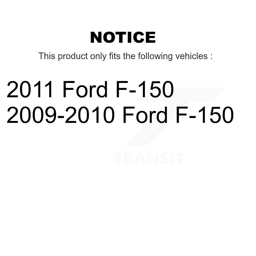 Rear Parking Brake Shoes With Hardware Kit For 2009-2011 Ford F-150 KNH-100053