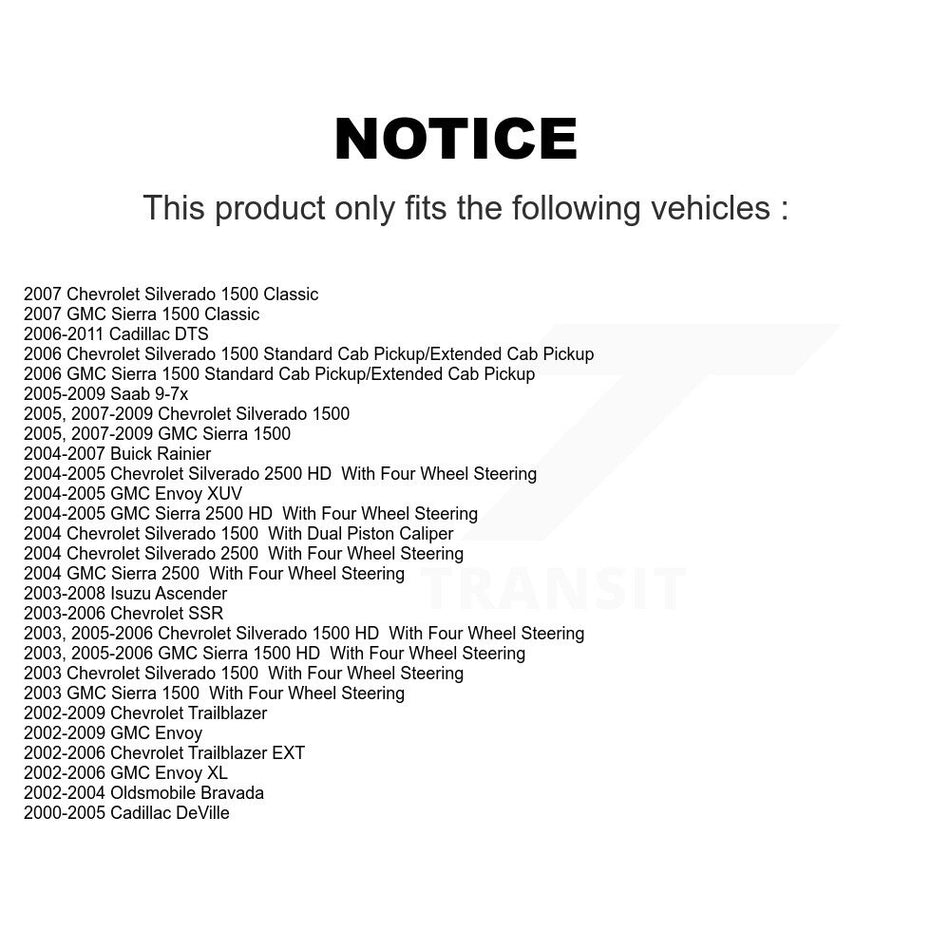 Rear Parking Brake Shoes Hardware Kit For Chevrolet GMC Silverado 1500 Sierra 2500 HD DTS KNH-100064