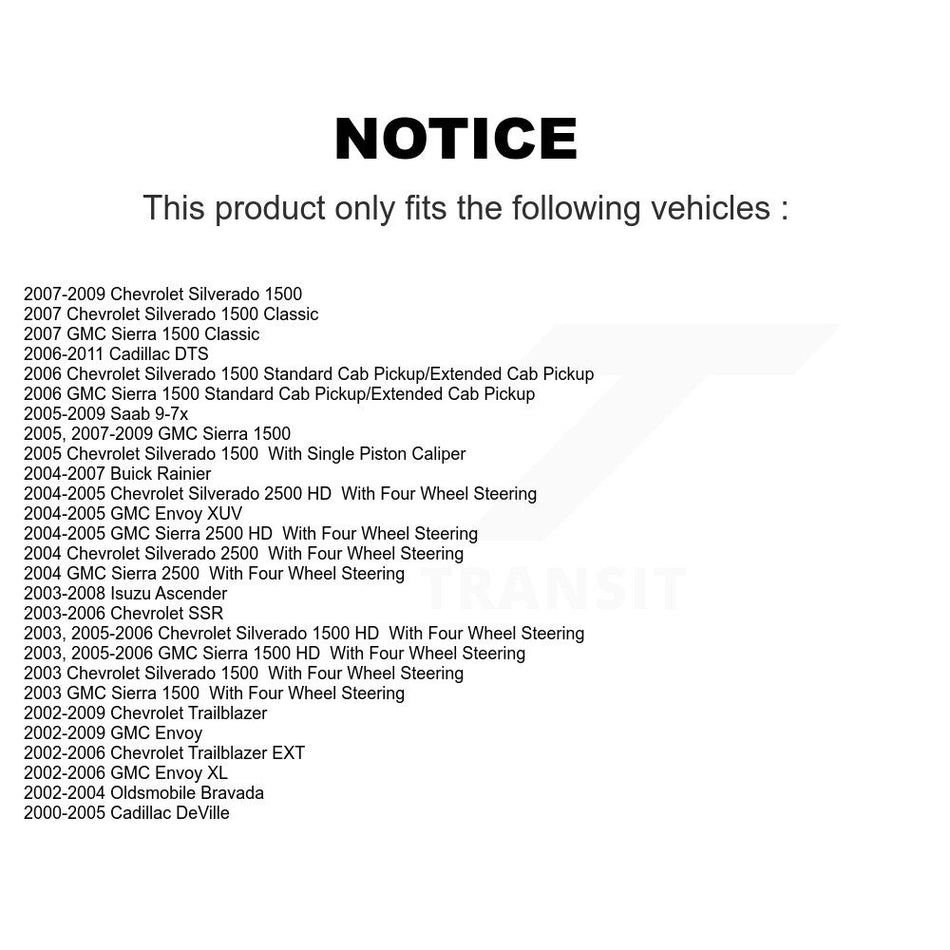 Rear Parking Brake Shoes Hardware Kit For Chevrolet GMC Silverado 1500 Sierra 2500 HD DTS KNH-100064