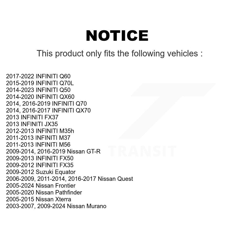 Rear Parking Brake Shoes Hardware Kit For Nissan Frontier Murano Pathfinder INFINITI QX60 KNH-100075
