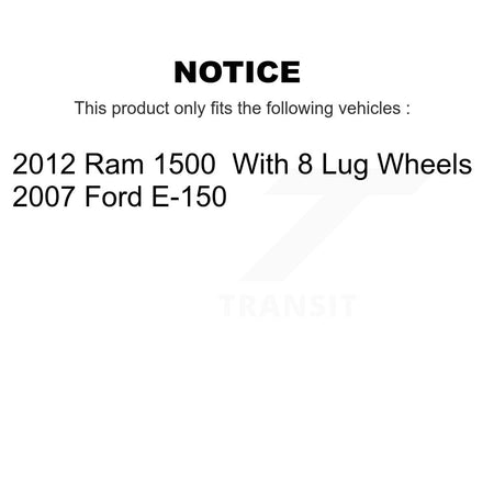 Rear Parking Brake Shoes With Hardware Kit For Ram 1500 Ford E-150 KNH-100093