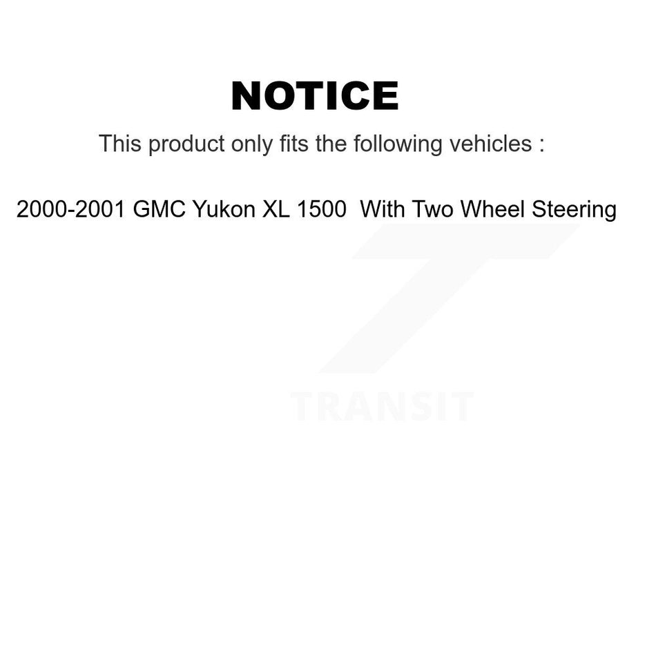 Rear Parking Brake Shoes Hardware Kit For 00-01 GMC Yukon XL 1500 With Two Wheel Steering KNH-100102