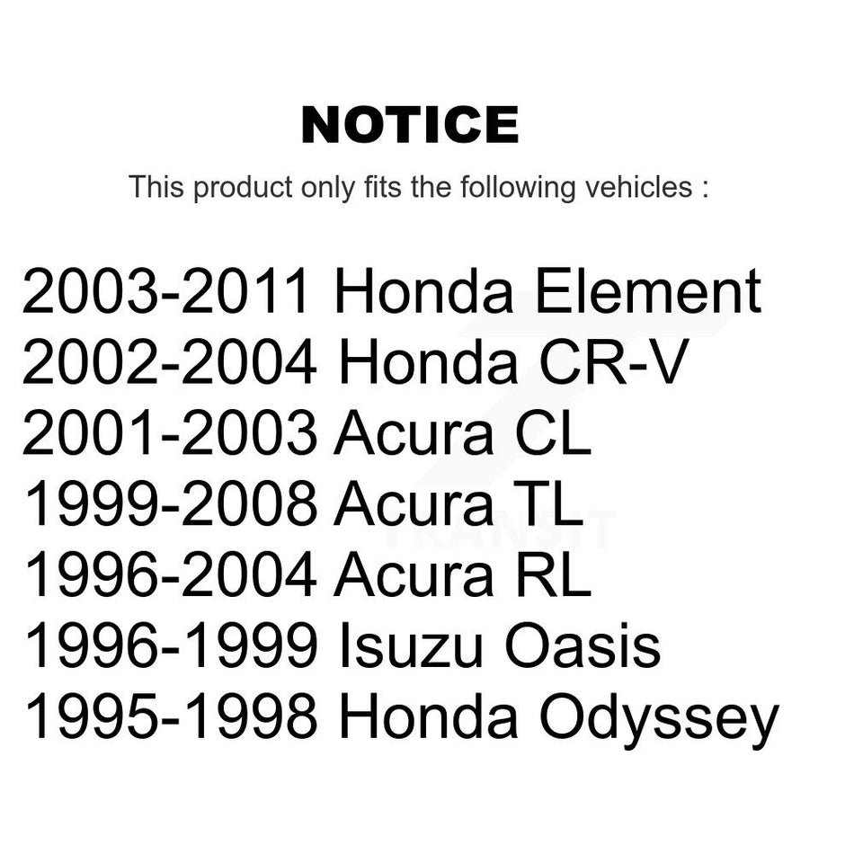 Rear Parking Brake Shoes With Hardware Kit For Honda CR-V Acura TL Element CL RL Odyssey KNH-100104