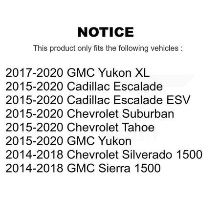 Rear Parking Brake Shoes Hardware Kit For GMC Chevrolet Sierra 1500 Silverado Tahoe Yukon KNH-100114