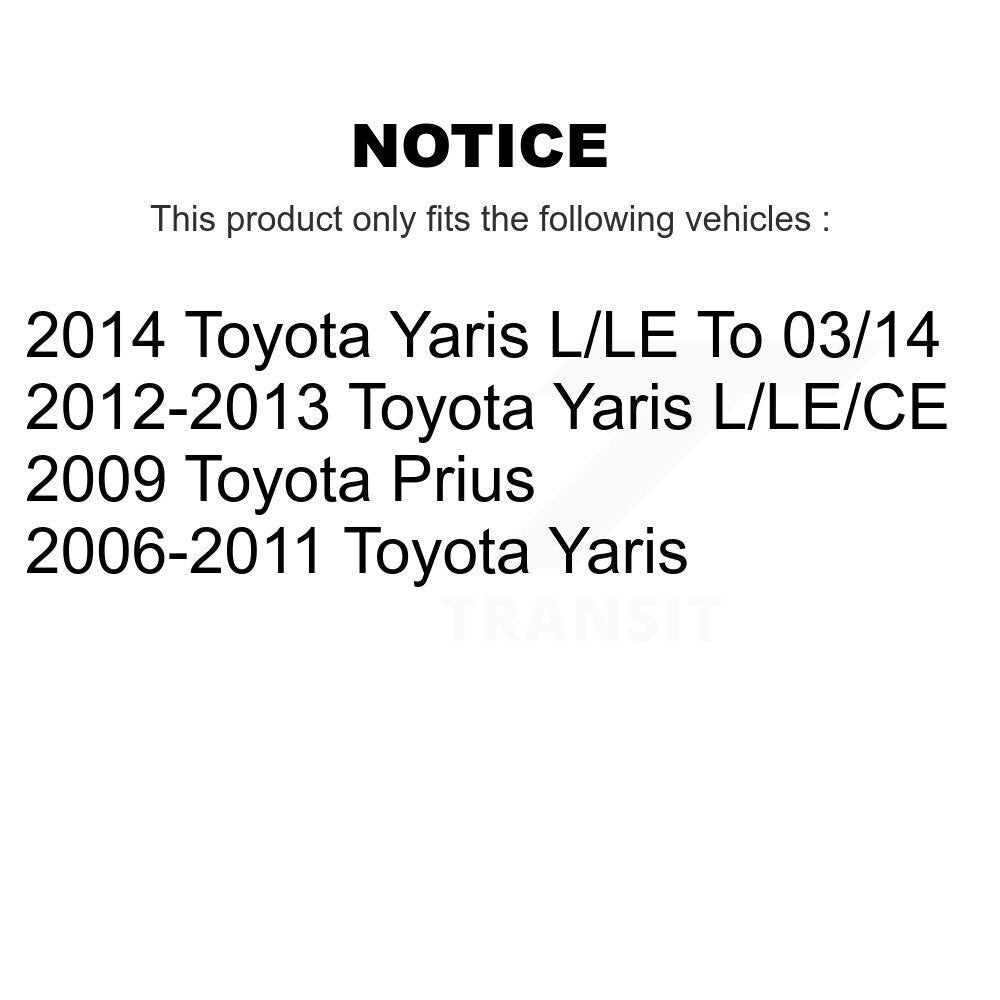 Rear Drum Brake Shoes With Hardware Kit For Toyota Yaris Prius KNH-100118