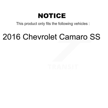 Rear Parking Brake Shoes With Hardware Kit For 2016 Chevrolet Camaro SS KNH-100227
