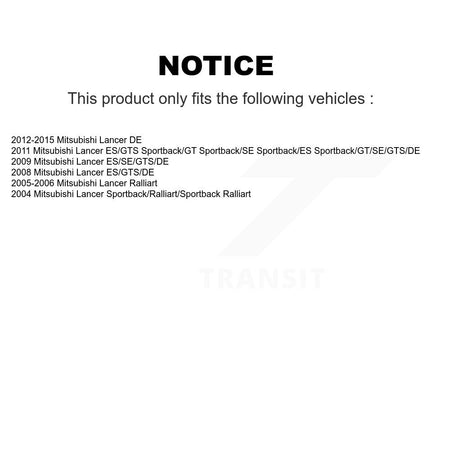Front Ceramic Disc Brake Pads And Rear Drum Shoes Kit For Mitsubishi Lancer KNN-100016
