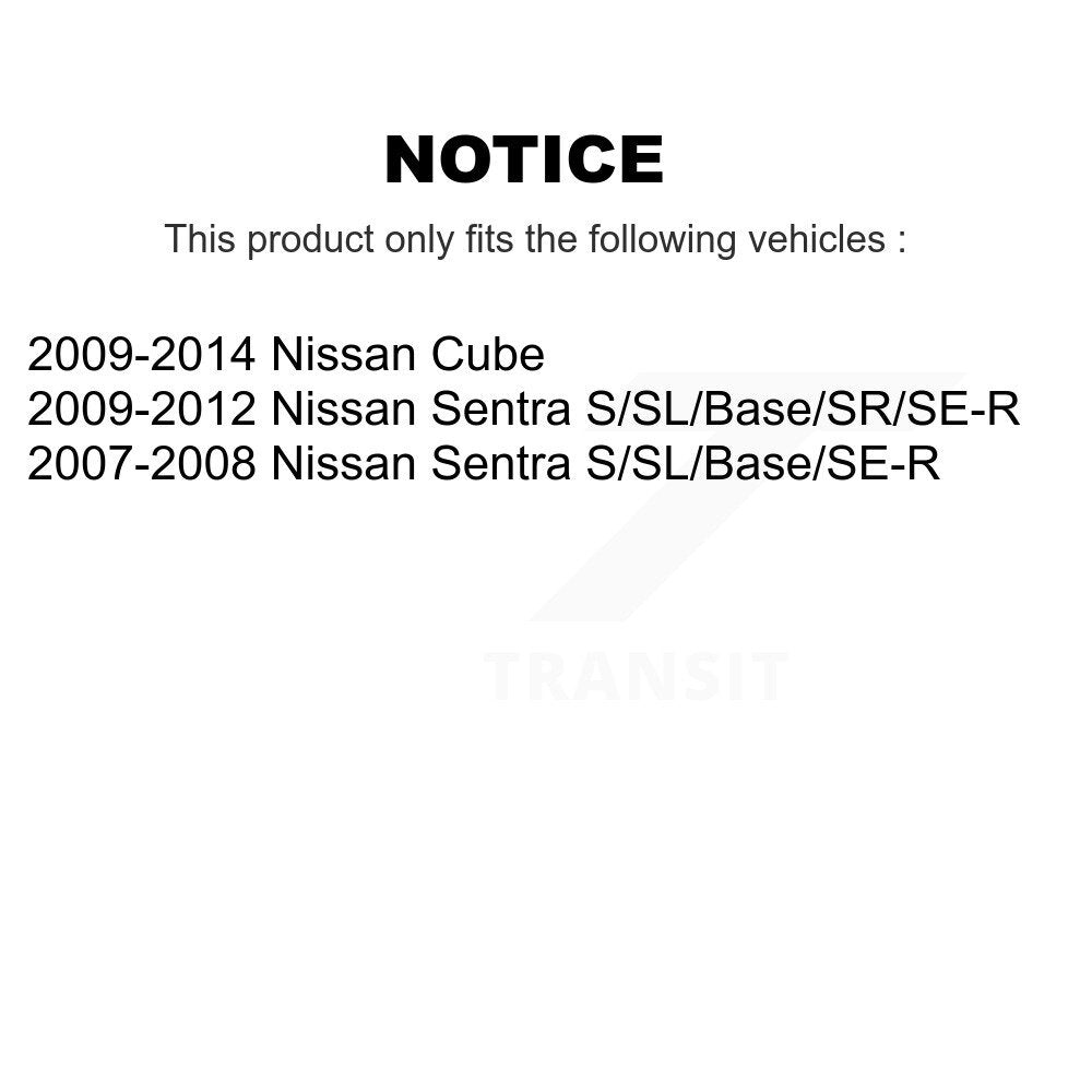 Front Ceramic Disc Brake Pads And Rear Drum Shoes Kit For Nissan Sentra Cube KNN-100074