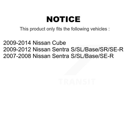 Front Ceramic Disc Brake Pads And Rear Drum Shoes Kit For Nissan Sentra Cube KNN-100074