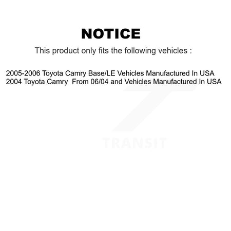 Front Ceramic Disc Brake Pads And Rear Drum Shoes Kit For Toyota Camry KNN-100095
