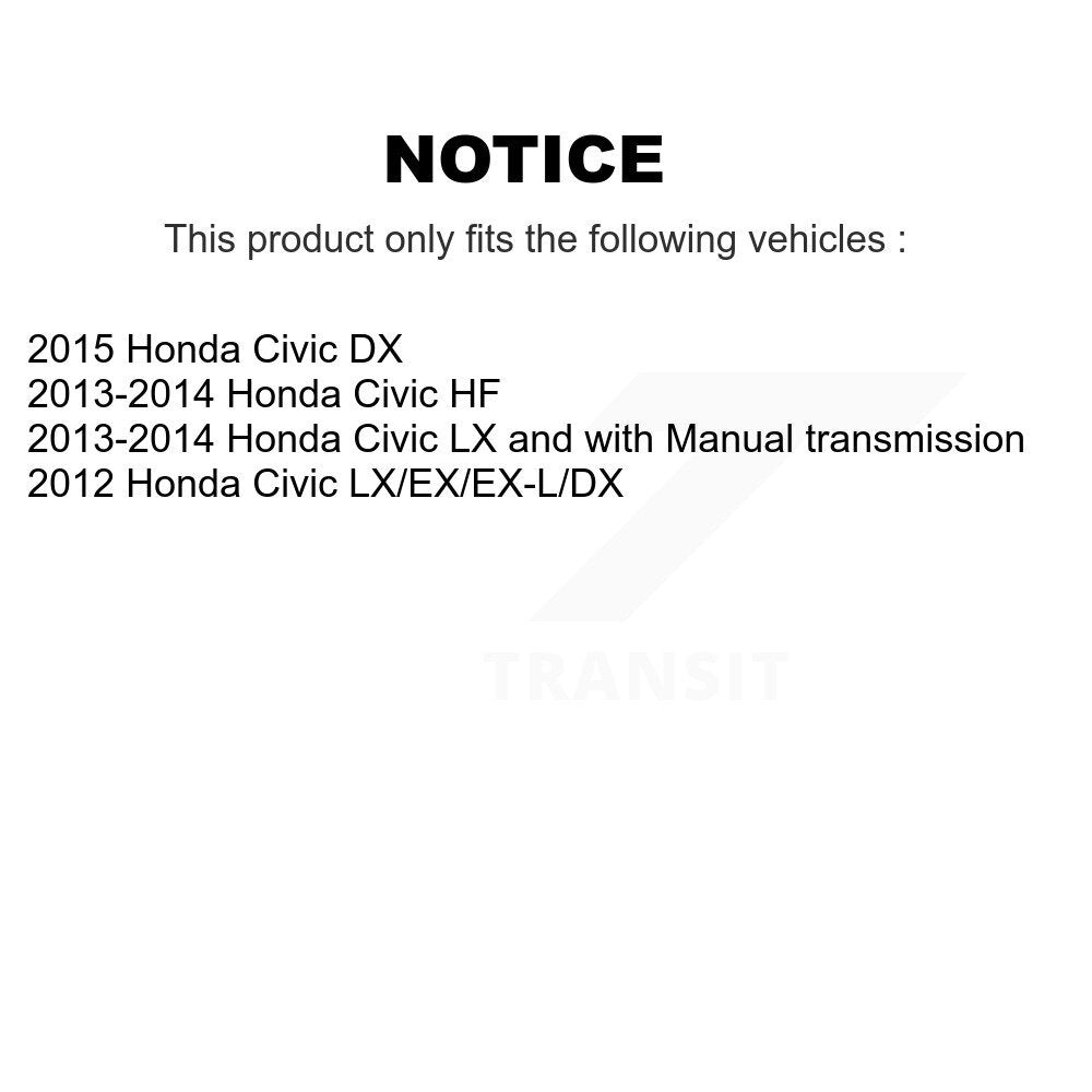 Front Ceramic Disc Brake Pads And Rear Drum Shoes Kit For Honda Civic KNN-100158