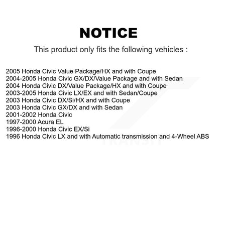 Front Ceramic Disc Brake Pads And Rear Drum Shoes Kit For Honda Civic Acura EL KNN-100222