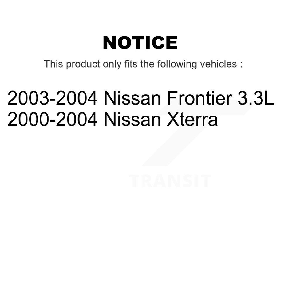 Front Ceramic Disc Brake Pads And Rear Drum Shoes Kit For Nissan Xterra Frontier KNN-100238