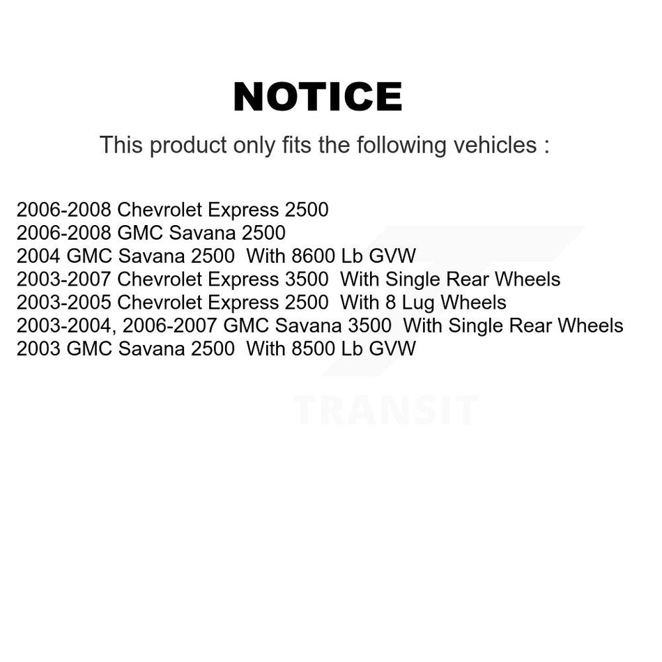 Front Ceramic Rear Semi-Metallic Disc Brake Pads And Parking Shoes Kit For GMC KNN-100431