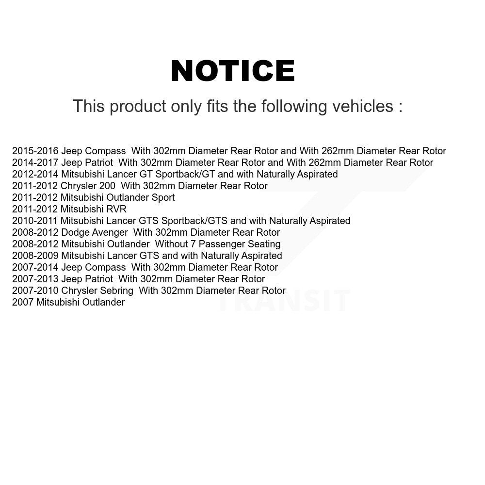 Front Rear Ceramic Disc Brake Pads And Parking Shoes Kit For Jeep Mitsubishi KNN-100445