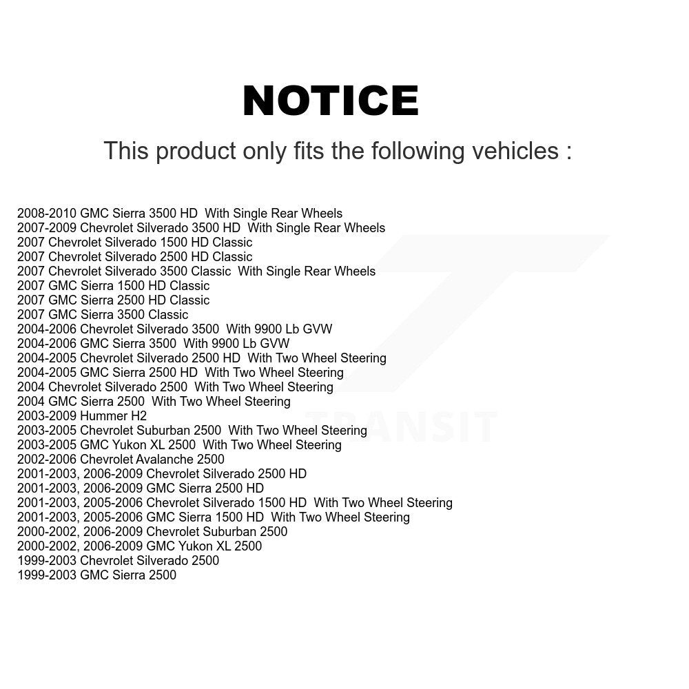Front Rear Ceramic Disc Brake Pads And Parking Shoes Kit For Chevrolet GMC HD KNN-100632