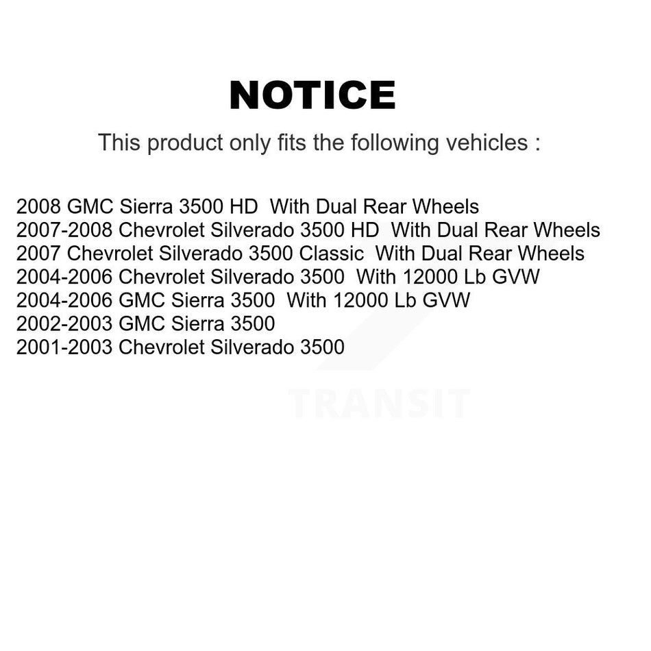 Front Ceramic Rear Semi-Metallic Disc Brake Pads And Parking Shoes Kit For GMC KNN-100636