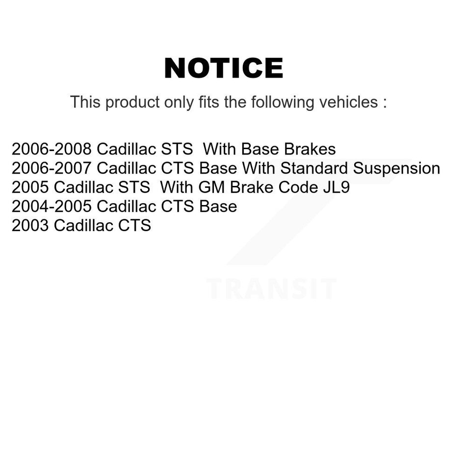 Front Rear Semi-Metallic Disc Brake Pads And Parking Shoes Kit For KNN-100756