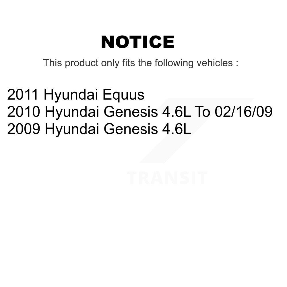 Front Rear Ceramic Disc Brake Pads And Parking Shoes Kit For Hyundai Genesis KNN-100841