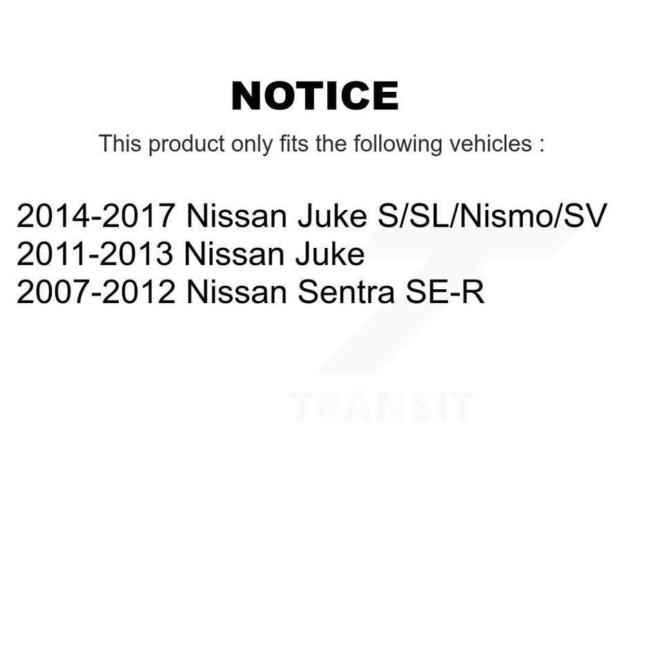 Front Rear Ceramic Disc Brake Pads And Parking Shoes Kit For Nissan Sentra KNN-101067