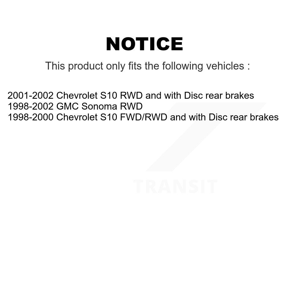 Front Semi-Metallic Rear Ceramic Disc Brake Pads And Parking Shoes Kit For S10 KNN-101138