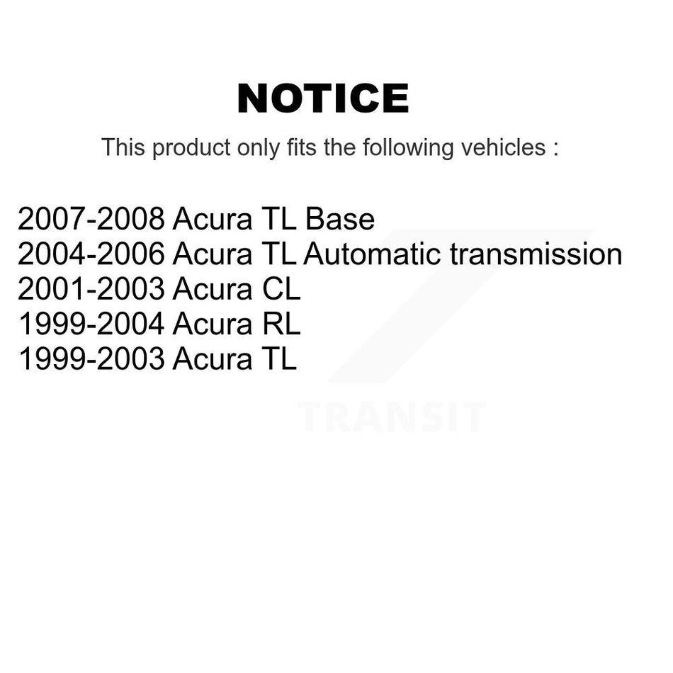 Front Rear Ceramic Disc Brake Pads And Parking Shoes Kit For Acura TL CL RL KNN-101139