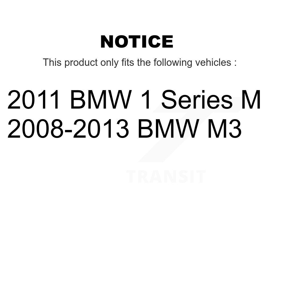 Front Rear Semi-Metallic Disc Brake Pads And Parking Shoes Kit For BMW M3 1 M KNN-101162