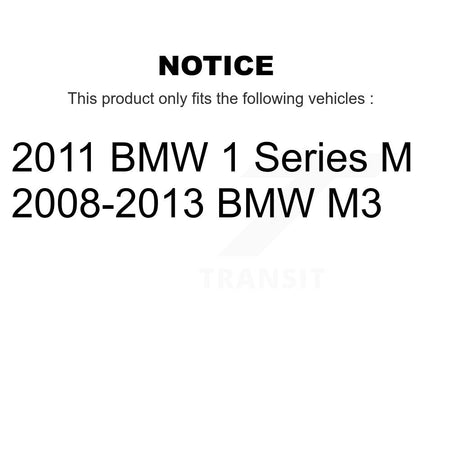 Front Rear Semi-Metallic Disc Brake Pads And Parking Shoes Kit For BMW M3 1 M KNN-101162