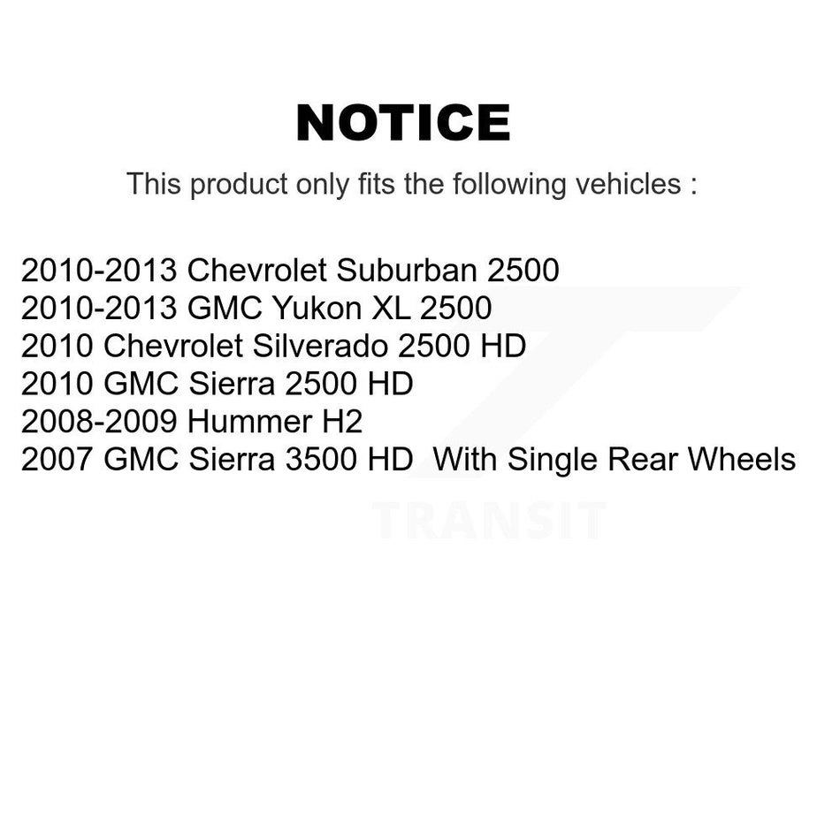 Front Ceramic Rear Semi-Metallic Disc Brake Pads And Parking Shoes Kit For GMC KNN-101253